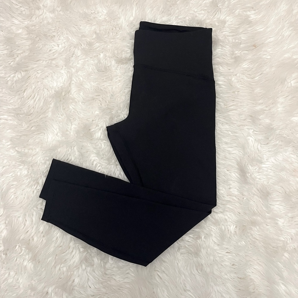 Black Lululemon Ribbed Leggings Size 14